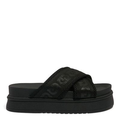 Papete Flatform Borracha Preto