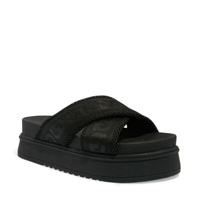 Papete Flatform Borracha Preto