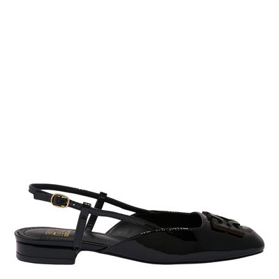 Sapatilha Slingback Verniz Preto