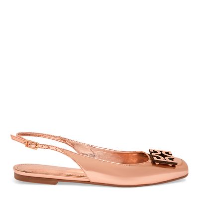 Sapatilha Slingback Specchio Cobre Logo