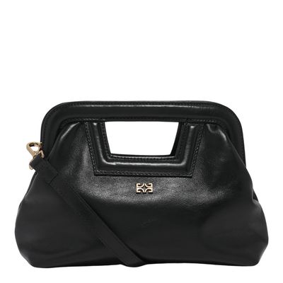 Bolsa Tiracolo Couro Preto