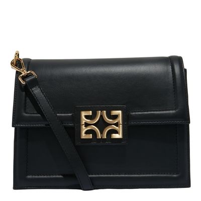 Bolsa Couro Preto Alça De Ombro