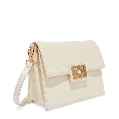 Bolsa Couro Off White Alça De Ombro