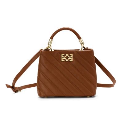 Bolsa Tote Marrom Couro Logo Matelassê