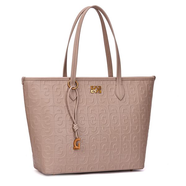 Bolsa Shopper Grande Texturizada Bege Fendi