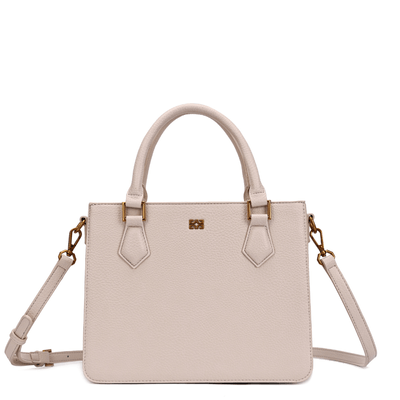 Bolsa Tote Média Off White Média Transversal