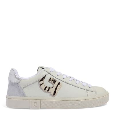 Tênis Couro Off White Seta Zebra