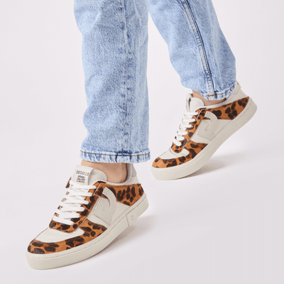 Tênis Pêlo Leopardo Seta Off White