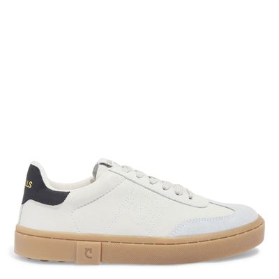 Tênis Camurça Couro Off White Preto