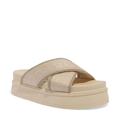 Papete Flatform Borracha Off White