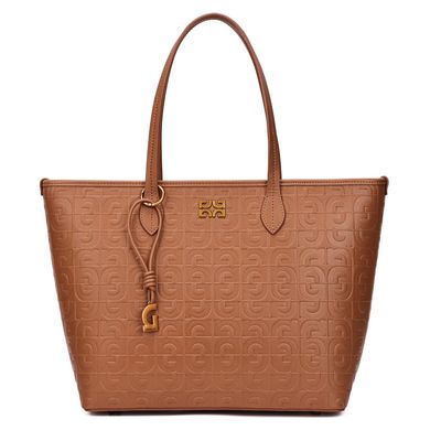 Bolsa Shopper Grande Texturizada Caramelo