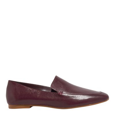 Mocassim couro soft vegetal merlot