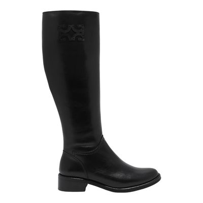 Bota couro flag preto