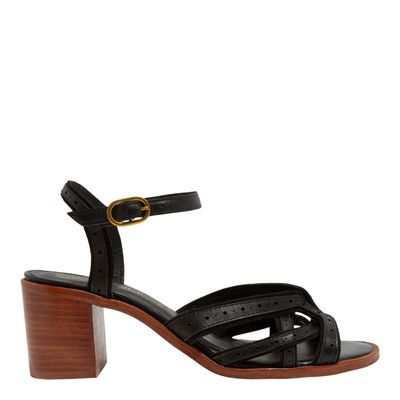 Sandália vegetal preto