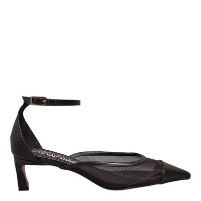 Scarpin Tela Preto