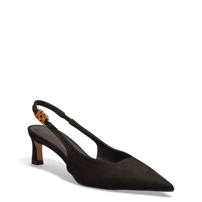 Scarpin Nobuck Preto