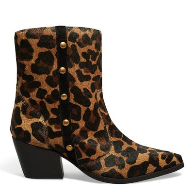 Bota Pêlo Animal Print Leopardo