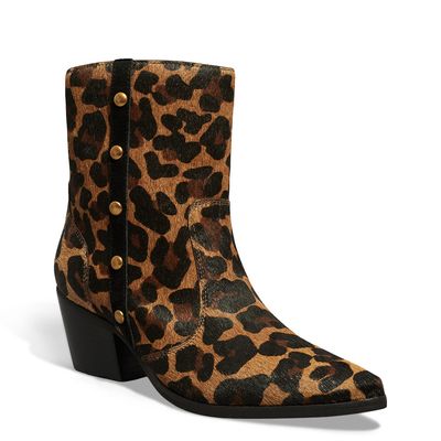 Bota Pêlo Animal Print Leopardo