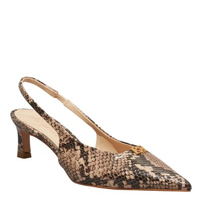 Scarpin Cobra Areia