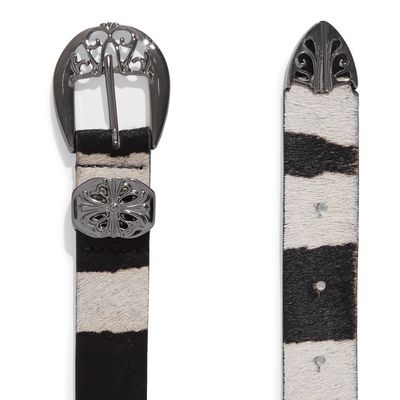 Cinto Pêlo Animal Print Zebra