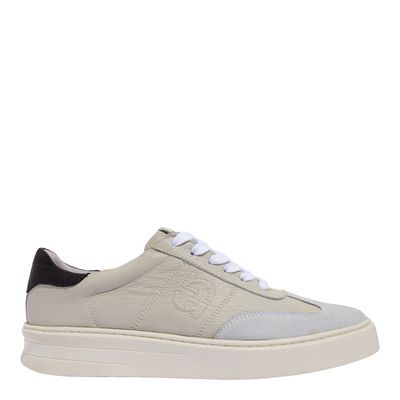 Tênis Masculino Setas Couro Off White Preto