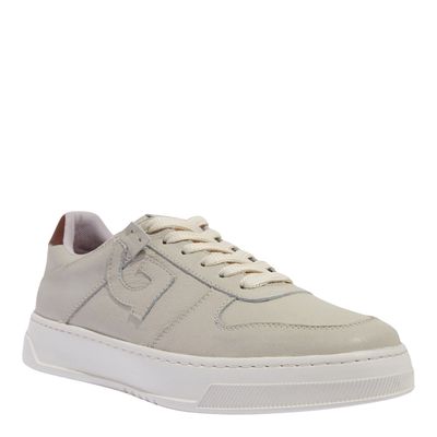 Tênis Masculino Seta Couro Off White