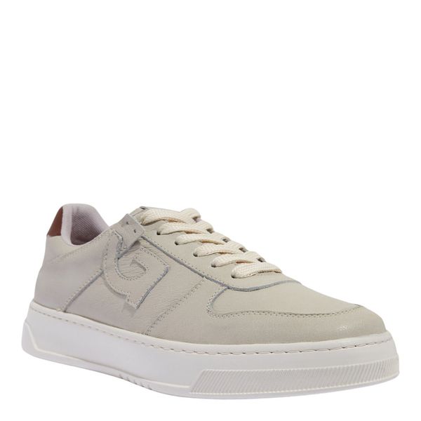 Tênis Masculino Seta Couro Off White