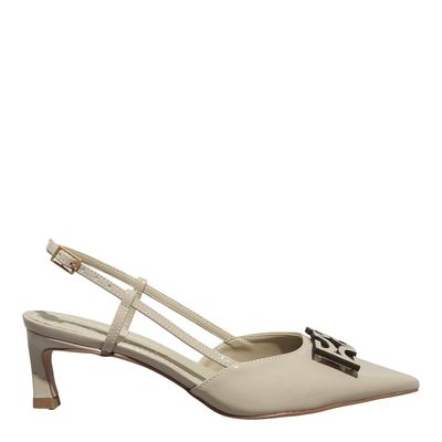 Scarpin Verniz Aveia