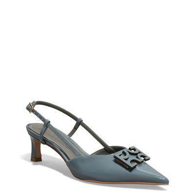 Scarpin Verniz Cobalto