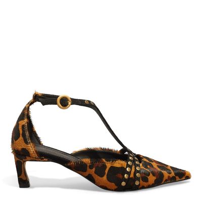 Scarpin Pêlo Leopardo