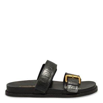 Papete Couro Monogram Preto
