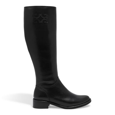 Bota couro flag preto