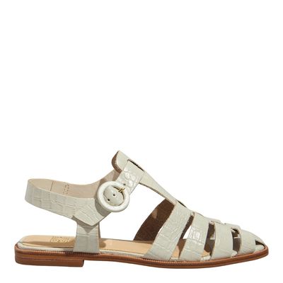 Rasteira Fisherman Croco Off White