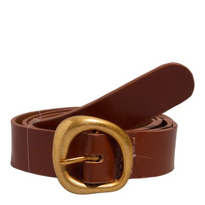 Cinto Couro Torino Marrom Conhaque